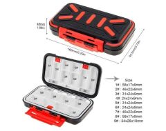 Captain 7247 Profesyonel LRF Malzeme Kutusu 16x9x4,5cm
