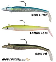Savage gear Sandeel 20cm 150g 2+1 Adet Suni Yem Savage gear Sandeel 20 cm 150 gr 03- Blue Silver 2+1 Adet Suni Yem