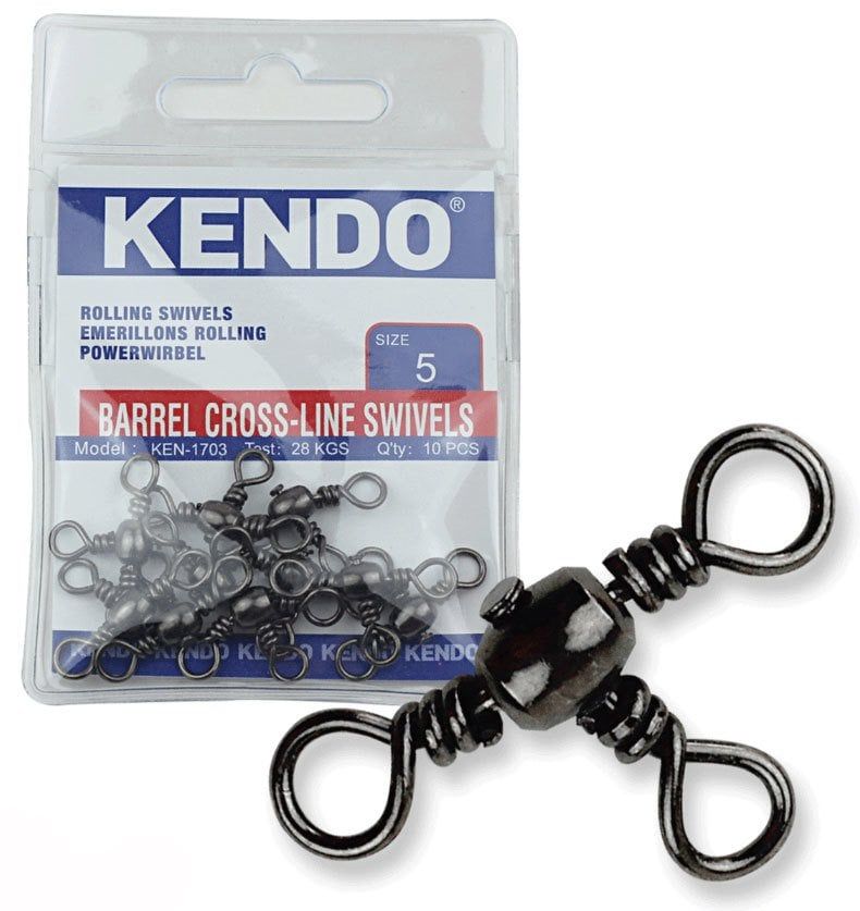 Kendo Barrel Cross-Line Swivels 10 Adet 3