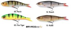 Savage gear Soft 4Play 13 cm 28 gr Swim&Jerk 2 Adet Suni Yem 12-Roach