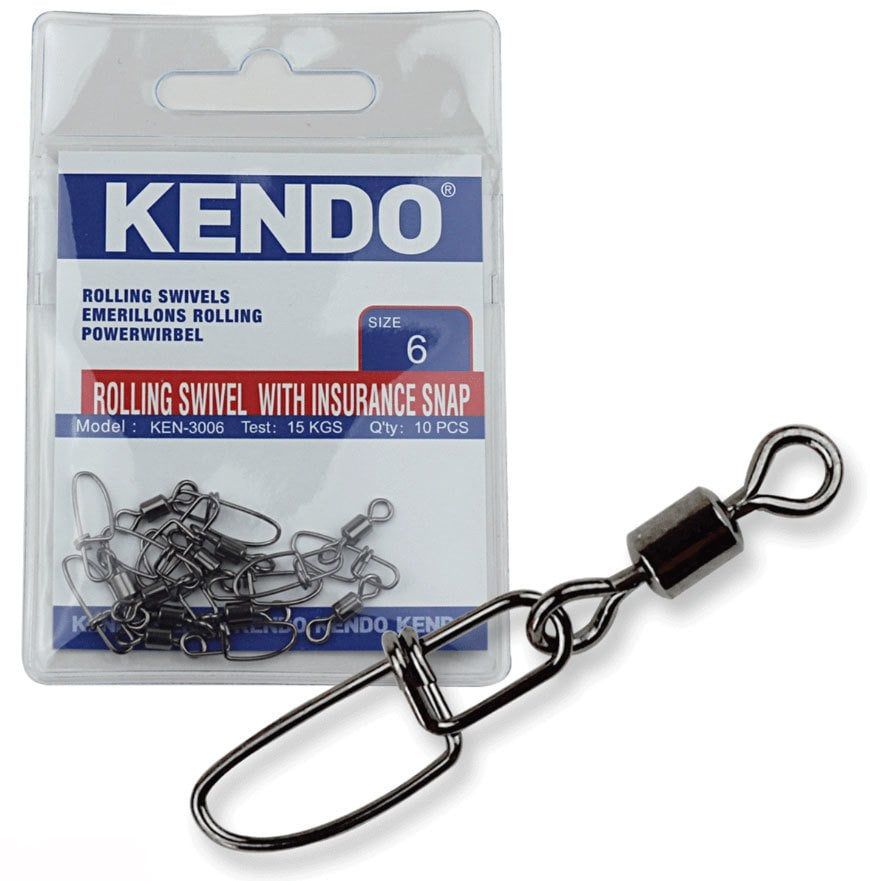 Kendo Rolling Swivel Insurance Snap 10 Adet 12