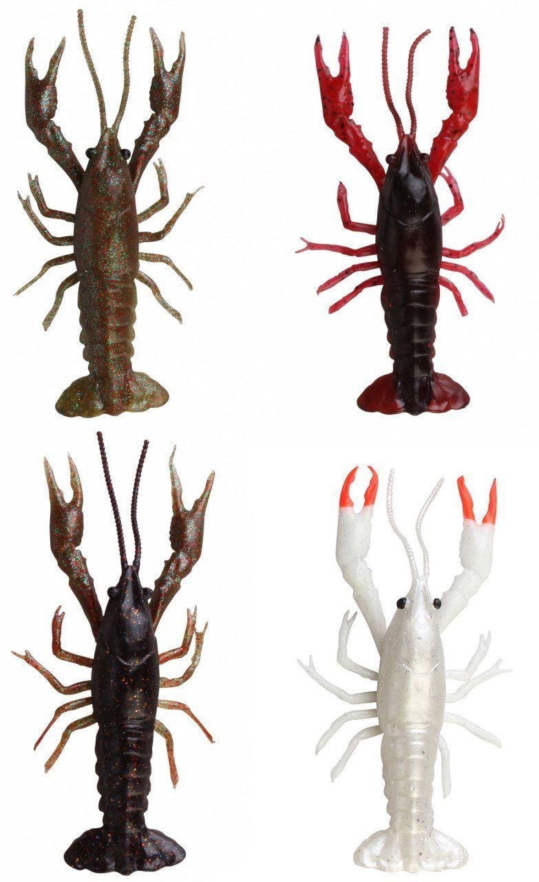 Savage gear LB 3D Crayfish 8 cm 4 gr F 4 Adet Suni Yem Magic Brown
