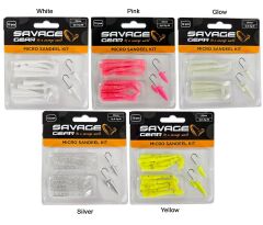 Savage gear Lrf Micro Sandeel Kit 12 Adet(1+1.5+5) Sahte Balık Yellow