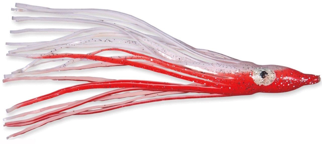 Lineaeffe Octobus Sılıcone Kalamar Red White Suni Yem 4,5Cm