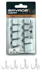 Savage Gear SGY 2X Trebles 8 Adet İğne #4