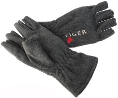 Eiger Fleece Glove Half Fingers Dark Grey XL