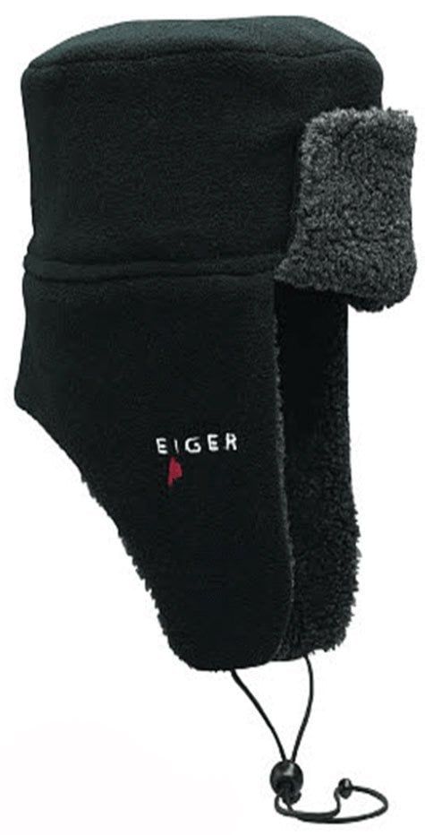 Eiger Fleece Korean Hat Black S/M