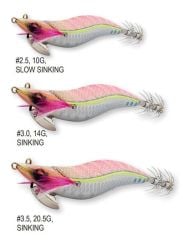 Savage Gear Squid Beat Egi #2.5 10 gr Suni Yem Pink