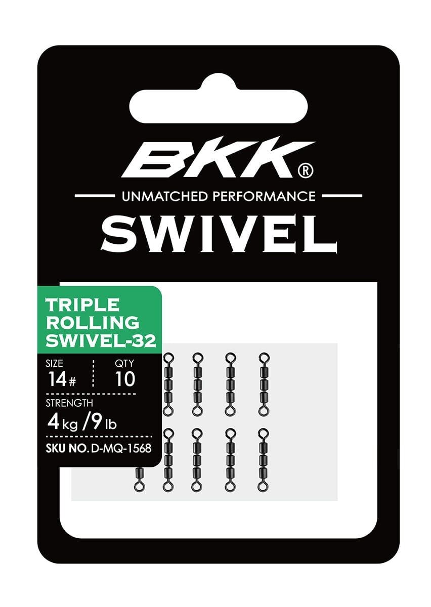 BKK Triple Rolling Swivel-32 1/0