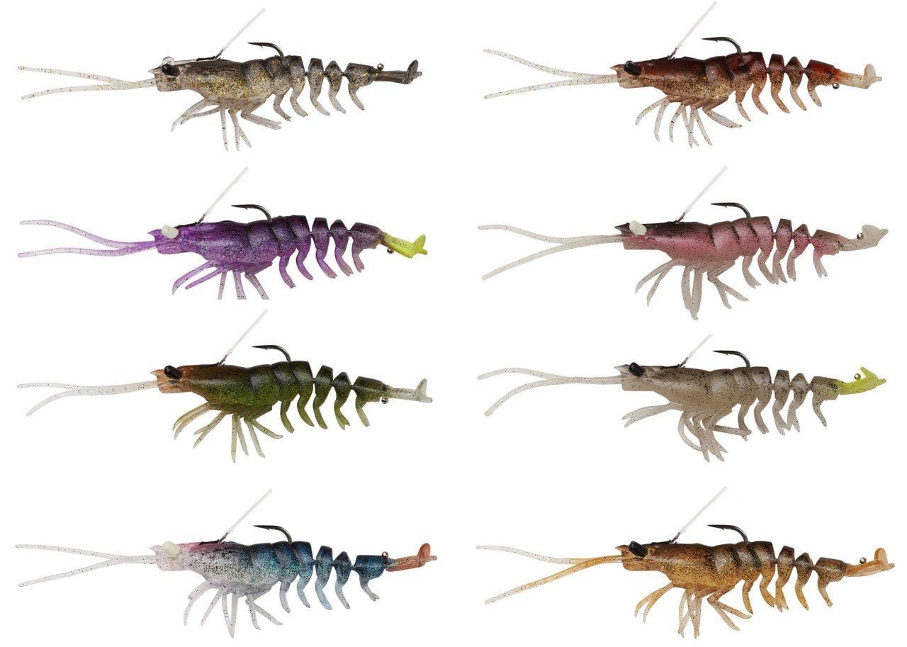 Savage Gear 3D Shrimp Weedless 9 cm 7 gr Suni Yem Ghost