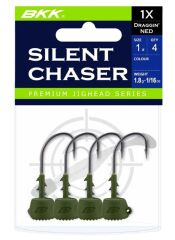 BKK Silent Chaser Draggin NED-Green Jighead 2/0 no 5.25 gr
