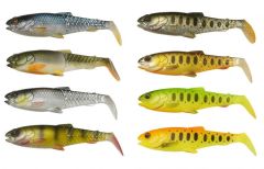 Savage Gear Craft Cannibal Paddletail 12.5 cm 20 gr Suni Yem Olive Pearl Hot Orange