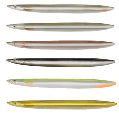 Savage gear B-SG Line Thru Sandeel 125mm 19g 06-Motoroil UV