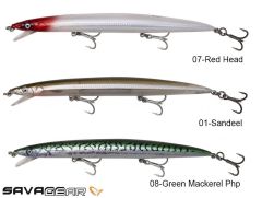 Savage gear  MAG Sandeel Jerk minnow 210 44g SP Suni Yem 07-Green Mackerel Php