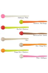 Powerbait Floating Mice Tails Sahte Yemi 8cm Chartreuse Fluo Orange