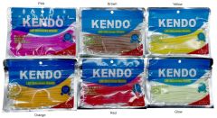 Kendo 10 cm Lrf Silicones Worm (Slim Gövde-Kokulu) 15 adet Glow