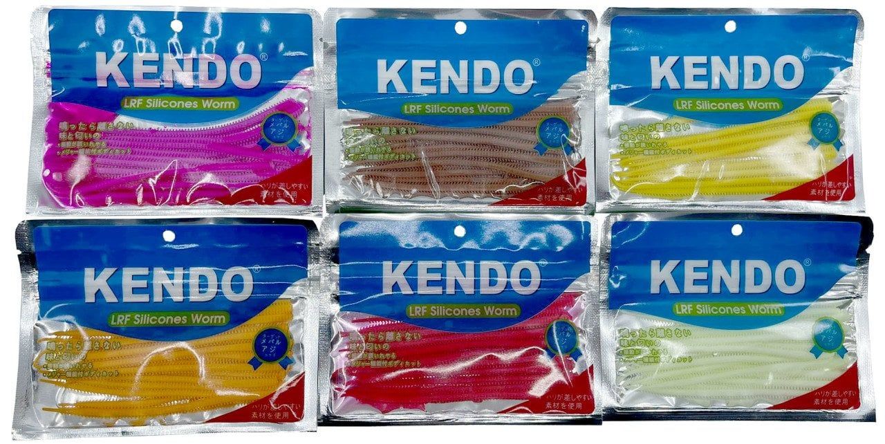 Kendo 10 cm Lrf Silicones Worm (Slim Gövde-Kokulu) 15 adet Orange
