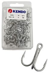 Kendo 9023 PS Round Treble 100 Adet 3'lü Çarpma İğnesi 6