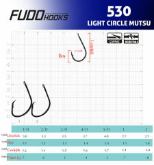 Fudo 5301 Light Circle Mutsu Black Nikel Iğne (330443890)