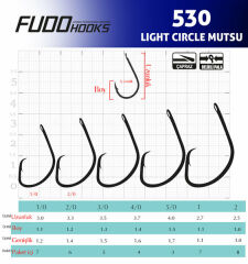 Fudo 5301 Light Circle Mutsu Black Nikel Iğne (330443890)